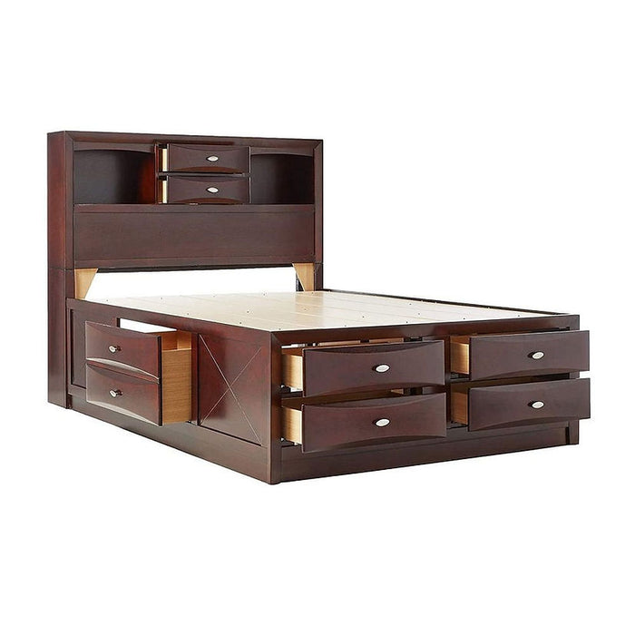 Ashley Brown Storage Platform Bedroom Set