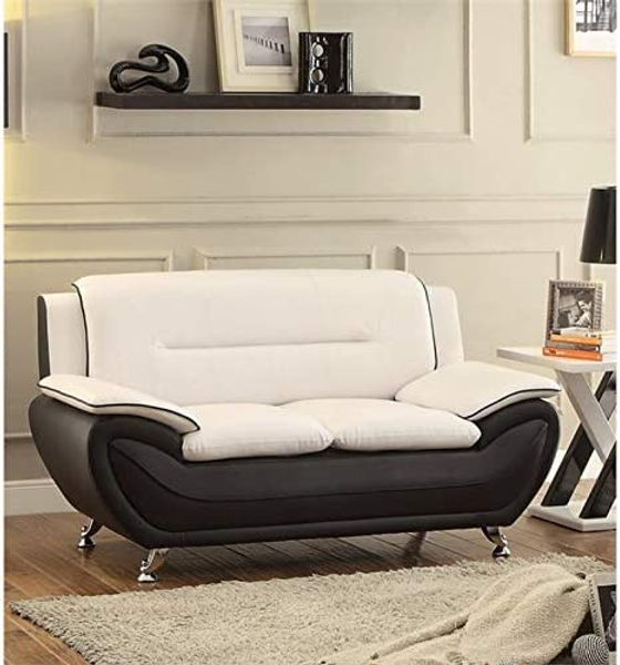 New York Beige & Black Modern Living Room Set