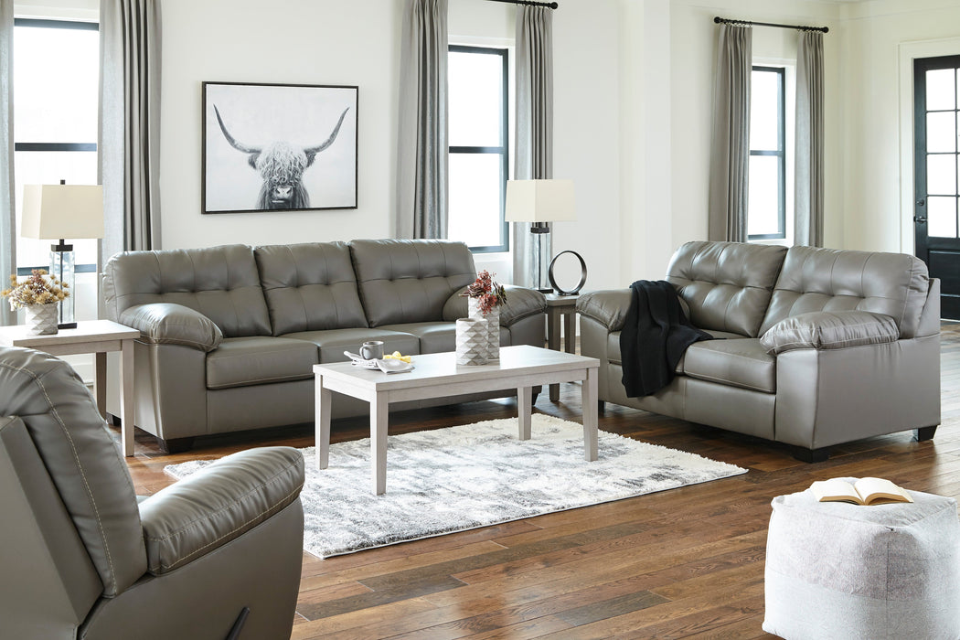 DONLEN GRAY LIVING ROOM SET