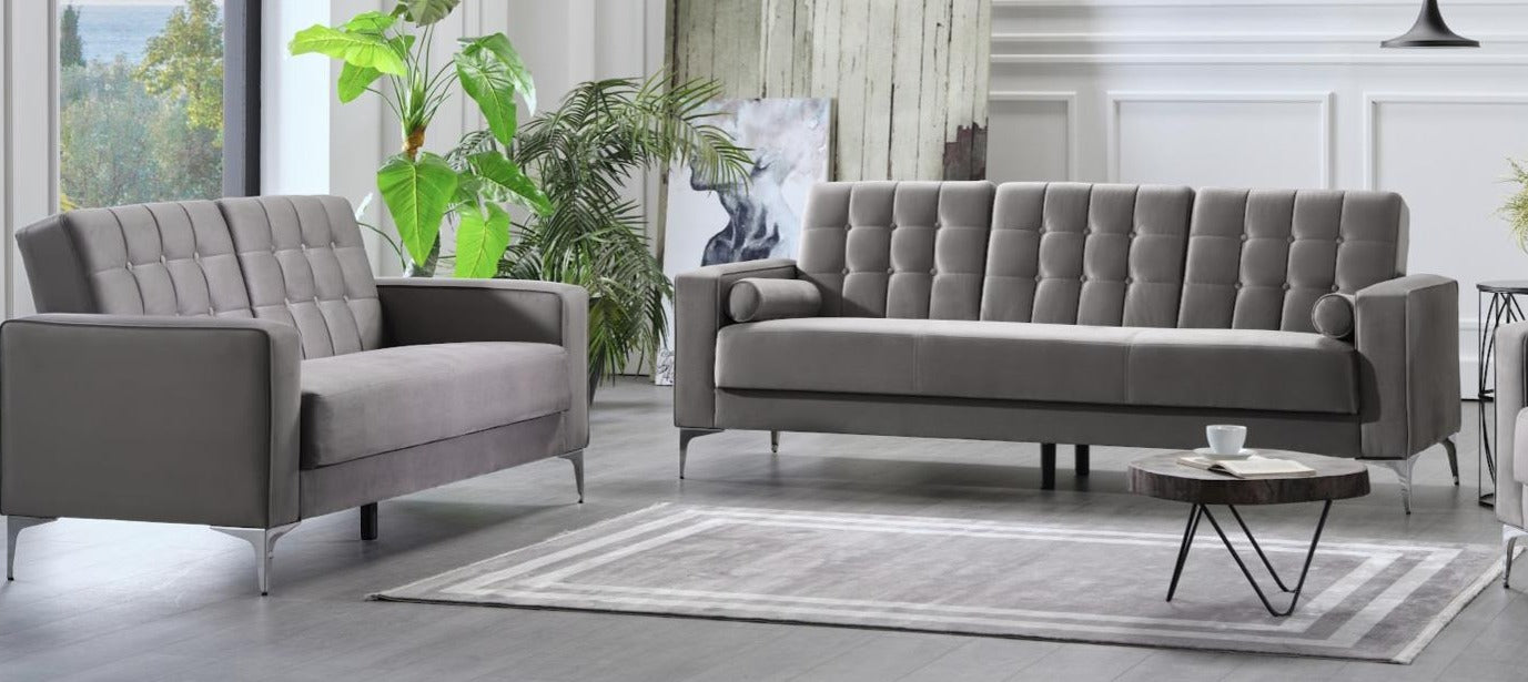 Hemera Grey Living RoomSleeper Set