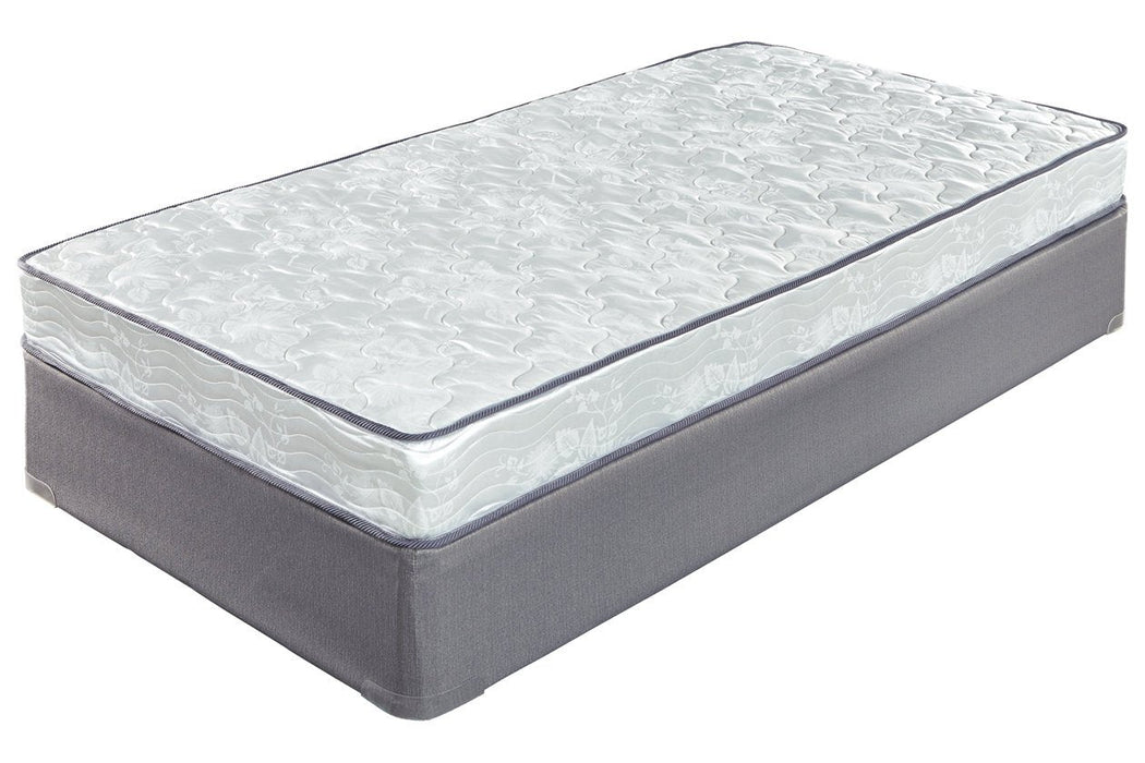 6 Inch Bonell White Twin Mattress - M96311 - Lara Furniture