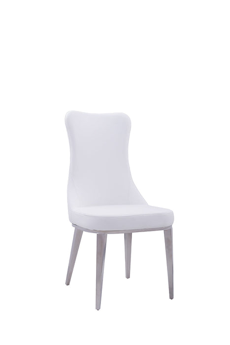 6138 Solid White (No Pattern) Chair - i21476 - Lara Furniture