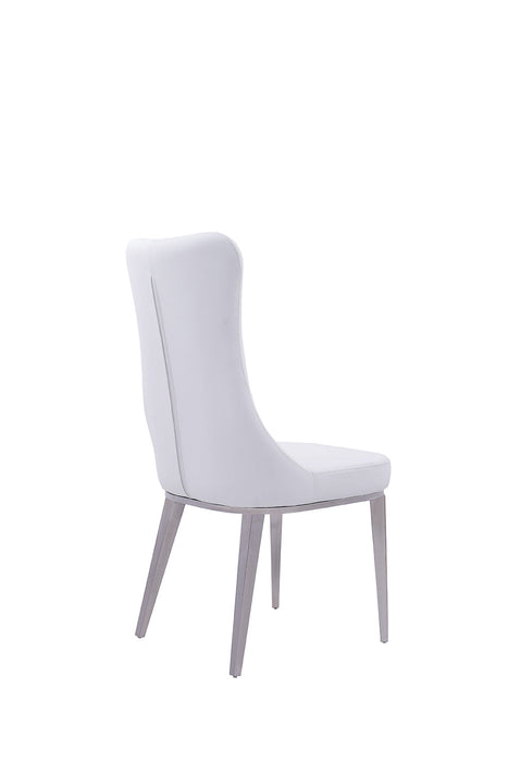 6138 Solid White (No Pattern) Chair - i21476 - Lara Furniture