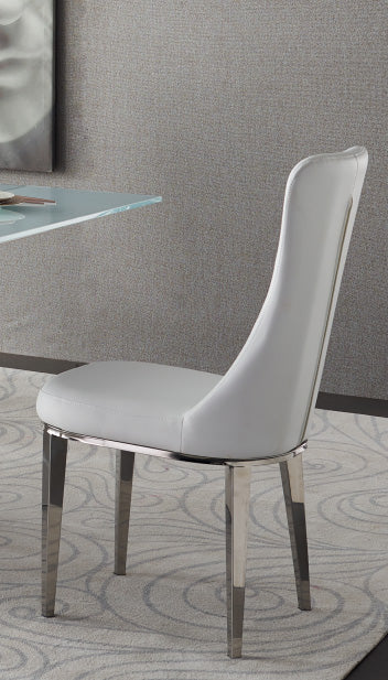 6138 Solid White (No Pattern) Chair - i21476 - Lara Furniture