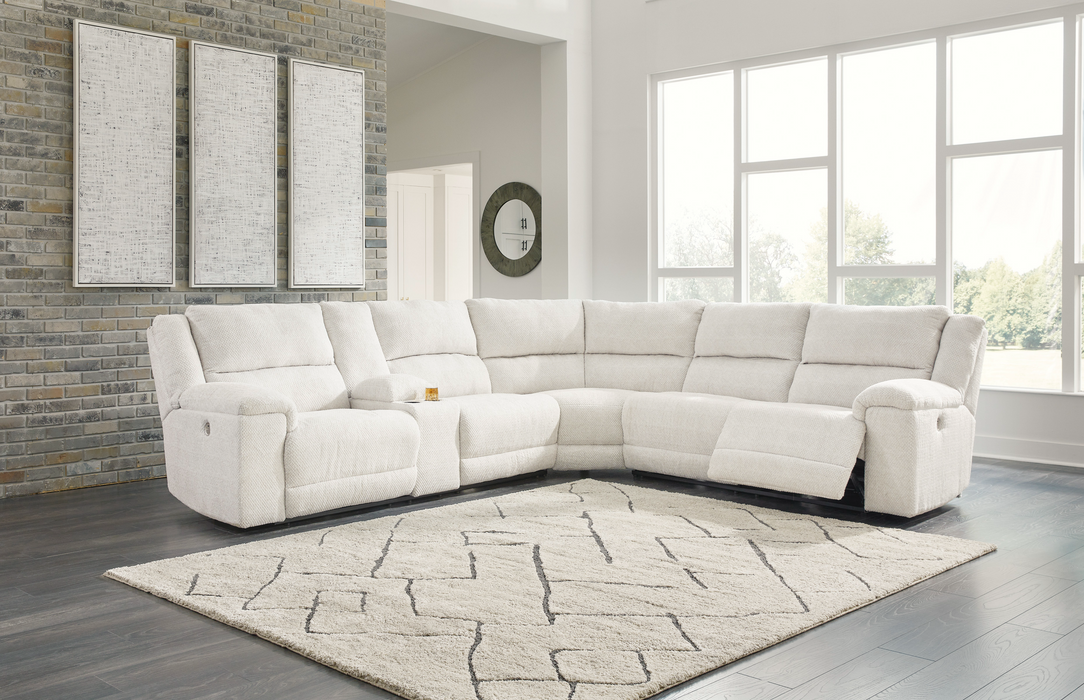 [EXCLUSIVE] Keensburg Linen 3-Piece Power Reclining Sectional