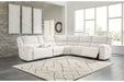 Keensburg Linen 3-Piece Power Reclining Sectional -  Ashley - Lara Furniture