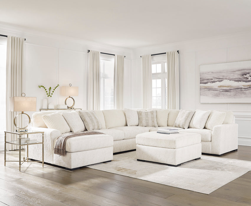 Chessington Ivory 4-Piece LAF Sectional with Chaise