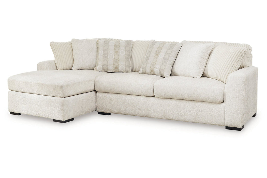 Chessington Ivory 2-Piece LAF Sectional With Chaise