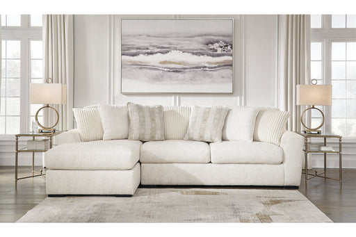 Chessington Ivory 2-Piece Sectional with Chaise - 61904S1 - Ashley - Lara Furniture