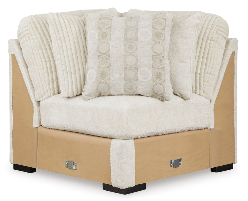 Chessington Ivory 4-Piece LAF Chaise Sectional