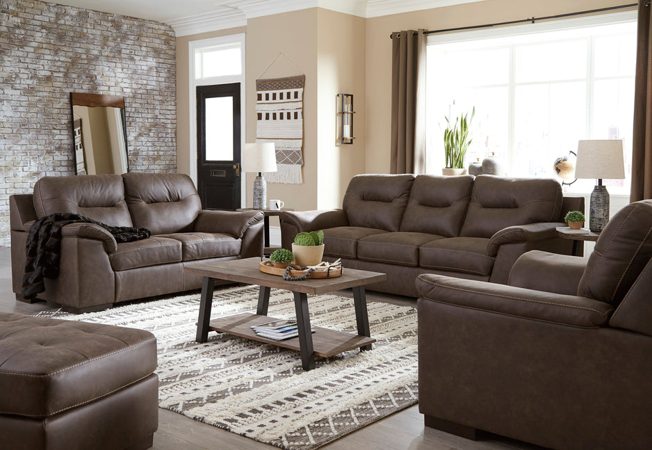 MADERLA WALNUT LIVING ROOM SET