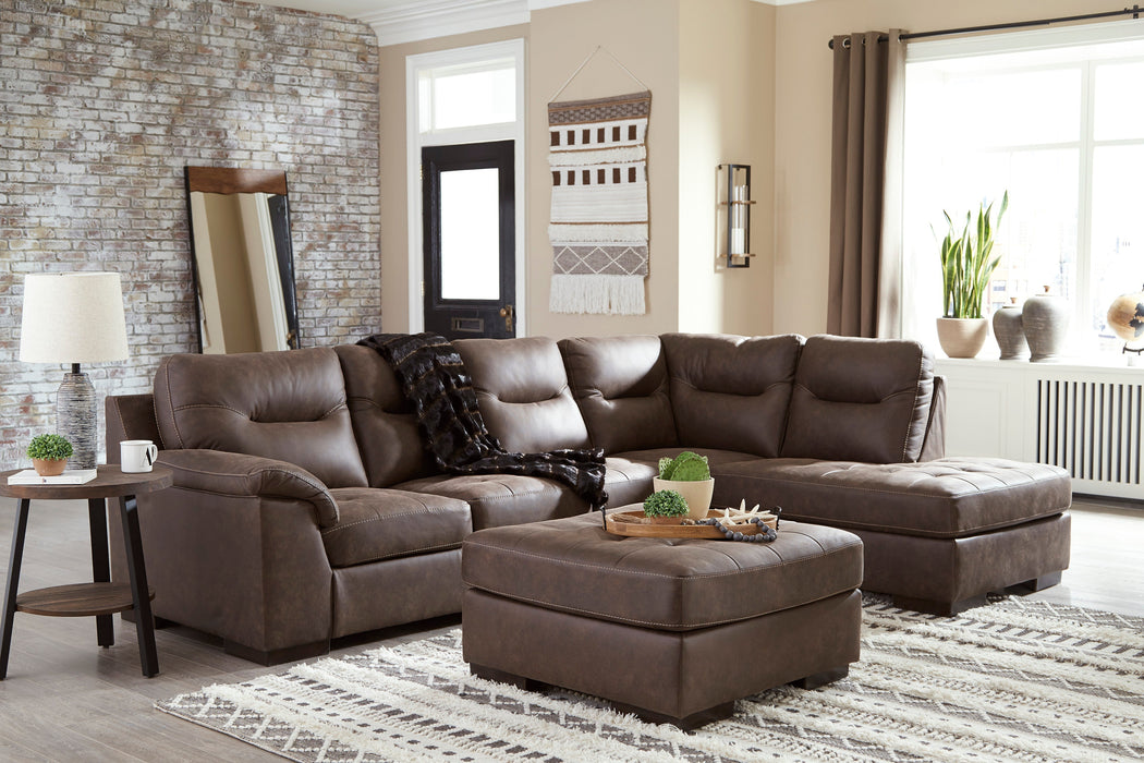 Maderla Walnut RAF Sectional