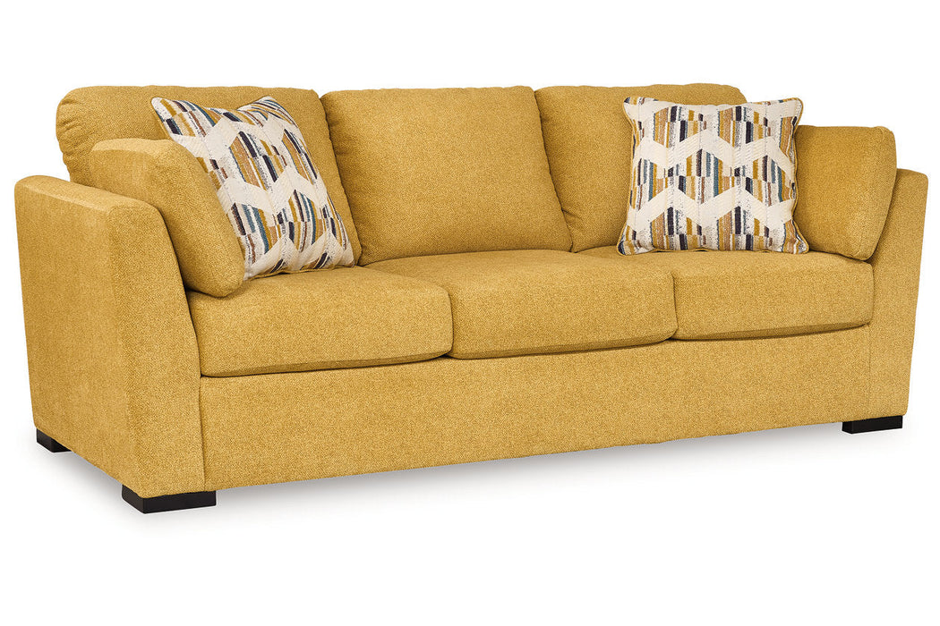 Keerwick Sunflower Living Room Set -  Ashley - Lara Furniture