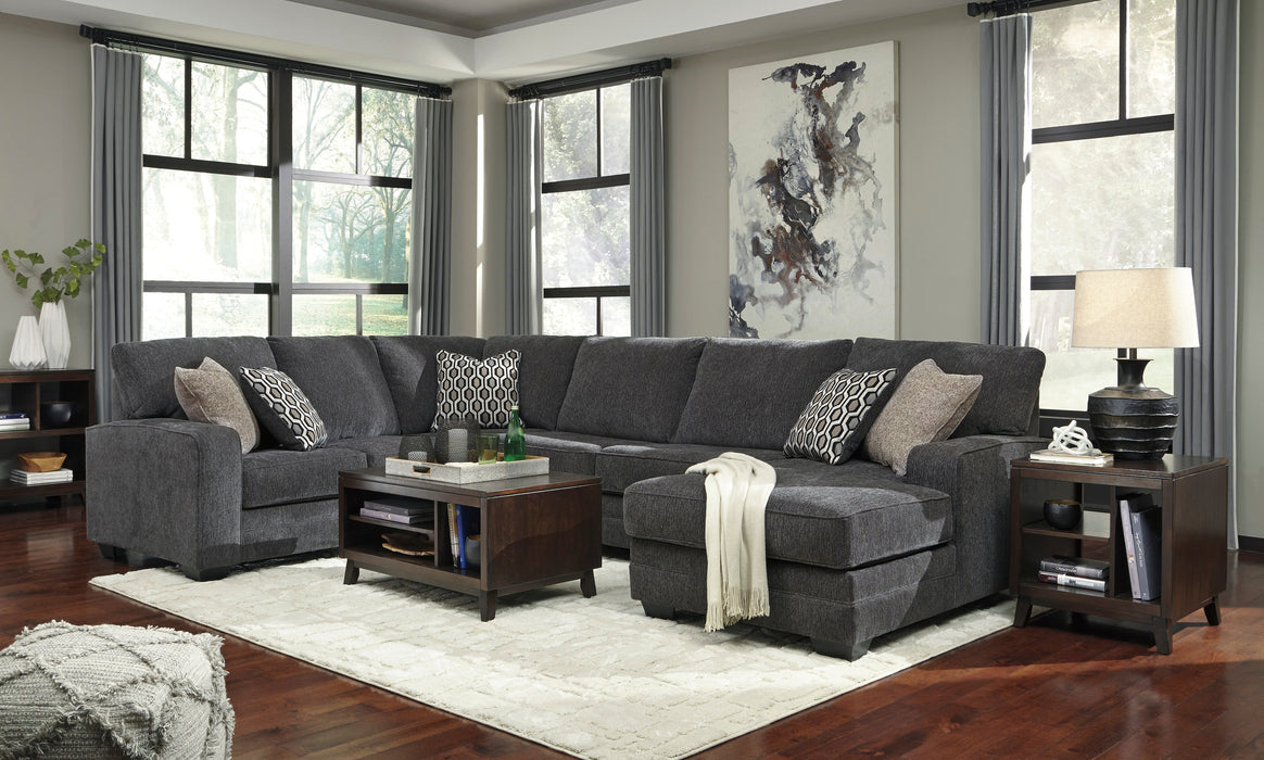 Tracling Slate RAF Sectional - Lara Furniture