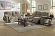 Draycoll Pewter Power Reclining Living Room Set - Lara Furniture