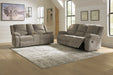 Draycoll Pewter Reclining Living Room Set - Lara Furniture