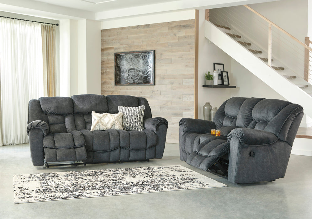 Capehorn Granite Reclining Living Room Set - Lara Furniture