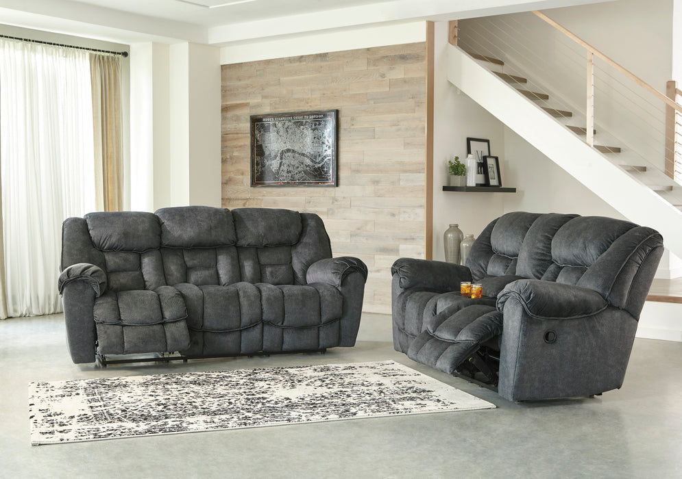 Capehorn Granite Reclining Living Room Set - Lara Furniture