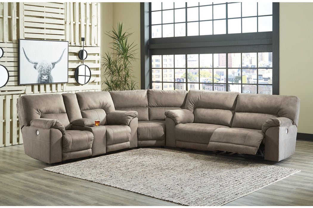 Cavalcade Slate 3-Piece Power Reclining Sectional