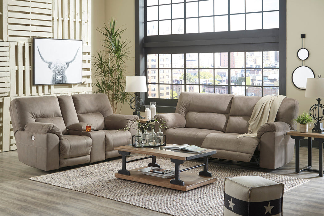 Cavalcade Slate Power Reclining Living Room Set