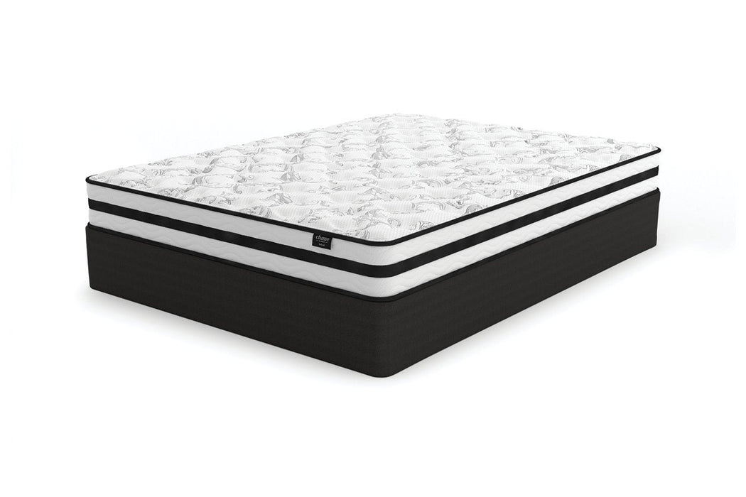 8 Inch Chime Innerspring White Queen Mattress in a Box - M69531 - Lara Furniture