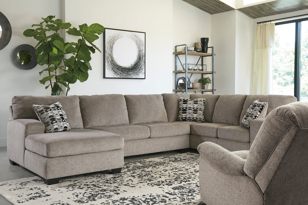 Ballinasloe Platinum LAF Sectional - Lara Furniture