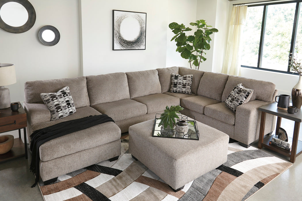 Ballinasloe Platinum LAF Sectional - Lara Furniture