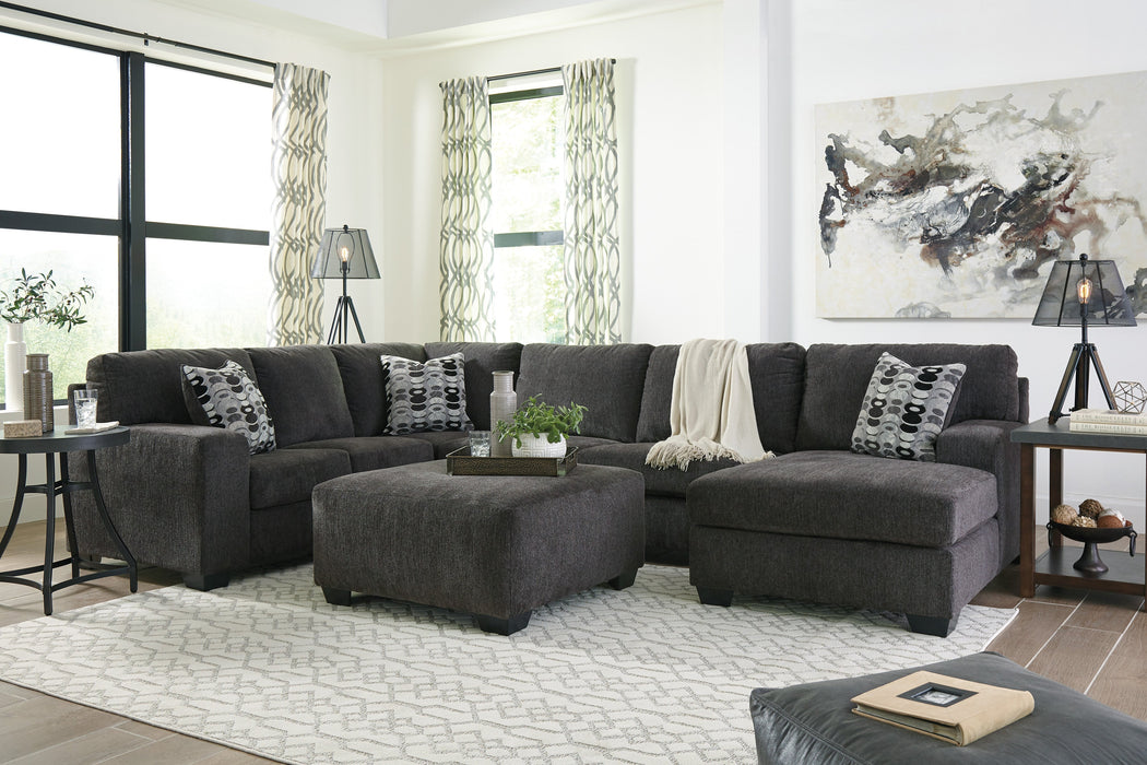 Ballinasloe Smoke RAF Sectional - Lara Furniture