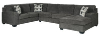 Ballinasloe Smoke RAF Sectional - Lara Furniture