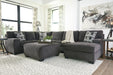 Ballinasloe Smoke RAF Sectional - Lara Furniture