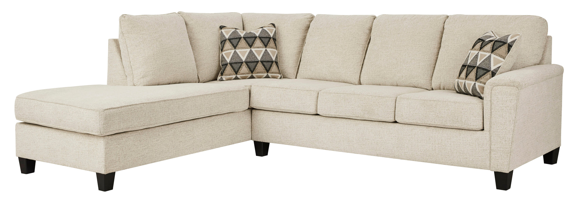 Abinger Natural LAF Sleeper Sectional - Lara Furniture