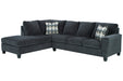 Abinger Smoke LAF Sectional -  - Lara Furniture