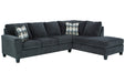 Abinger Smoke RAF Sectional -  - Lara Furniture