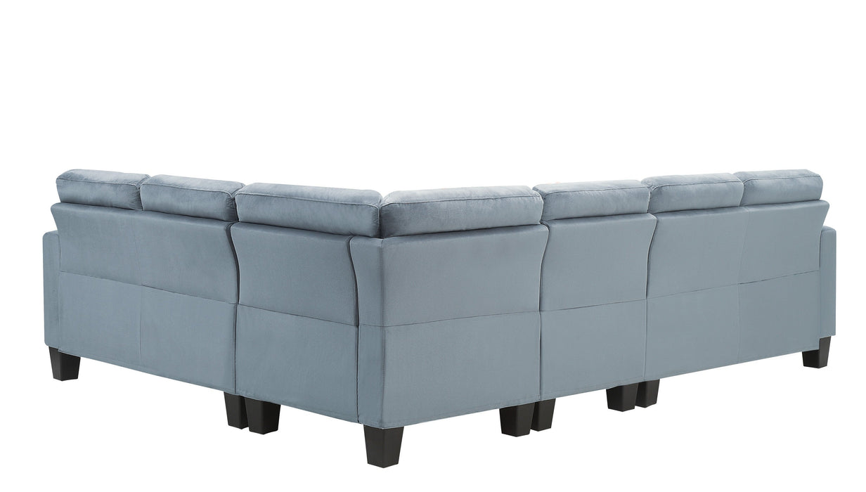 Lantana New Gray Reversible Sectional