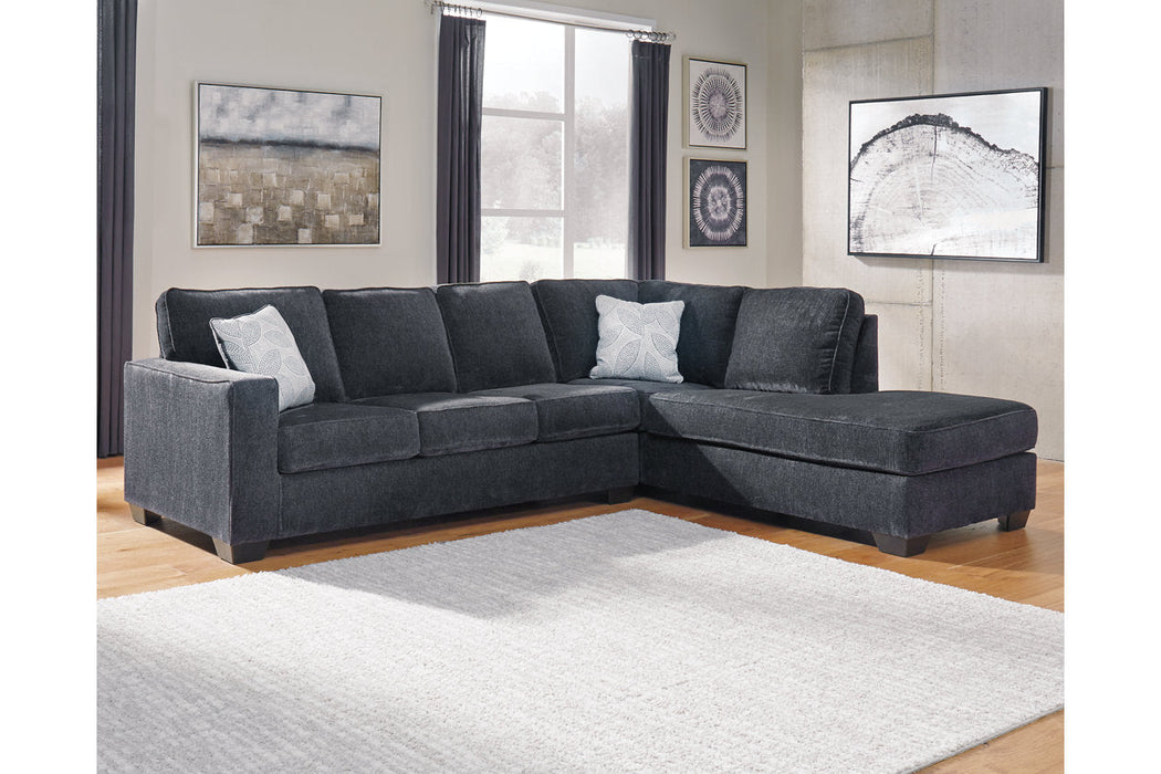 Altari Slate RAF Sectional - Ashley - Lara Furniture