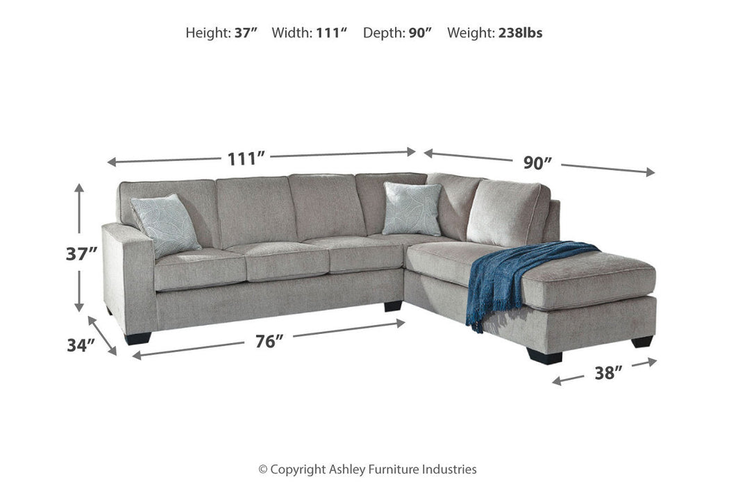 Altari Alloy RAF Sectional -  - Lara Furniture