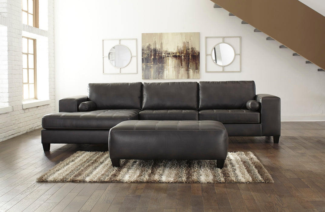 Nokomis Charcoal 2-Piece LAF Sectional