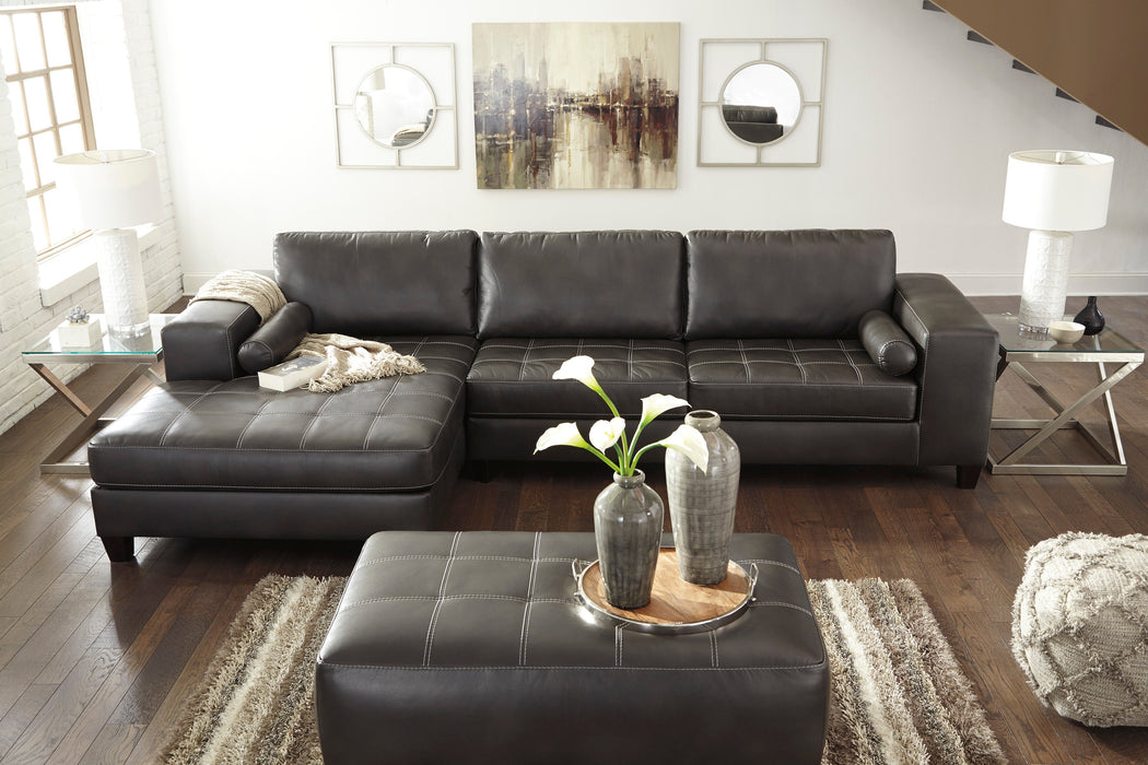 Nokomis Charcoal 2-Piece LAF Sectional