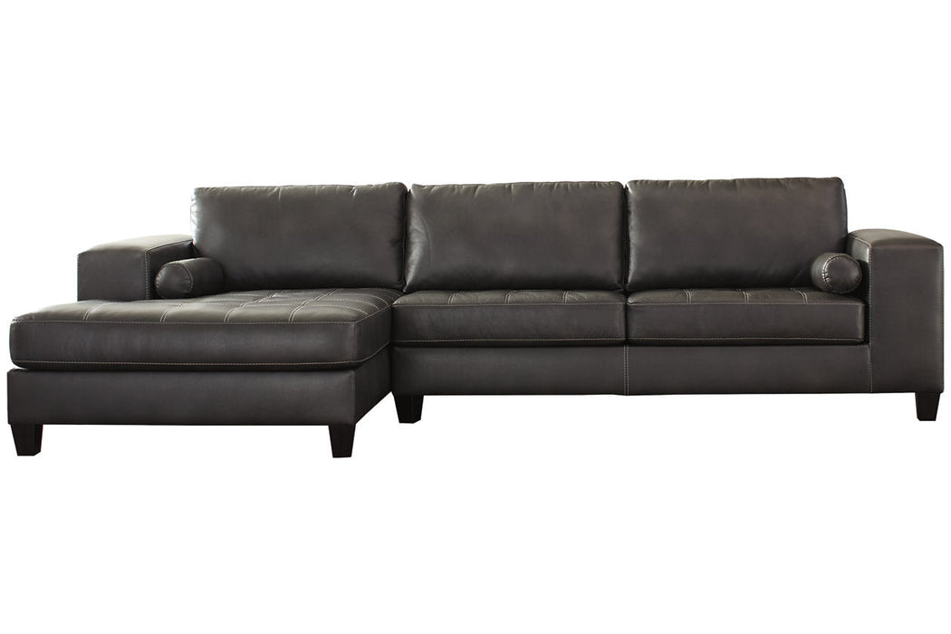 Nokomis Charcoal 2-Piece LAF Sectional