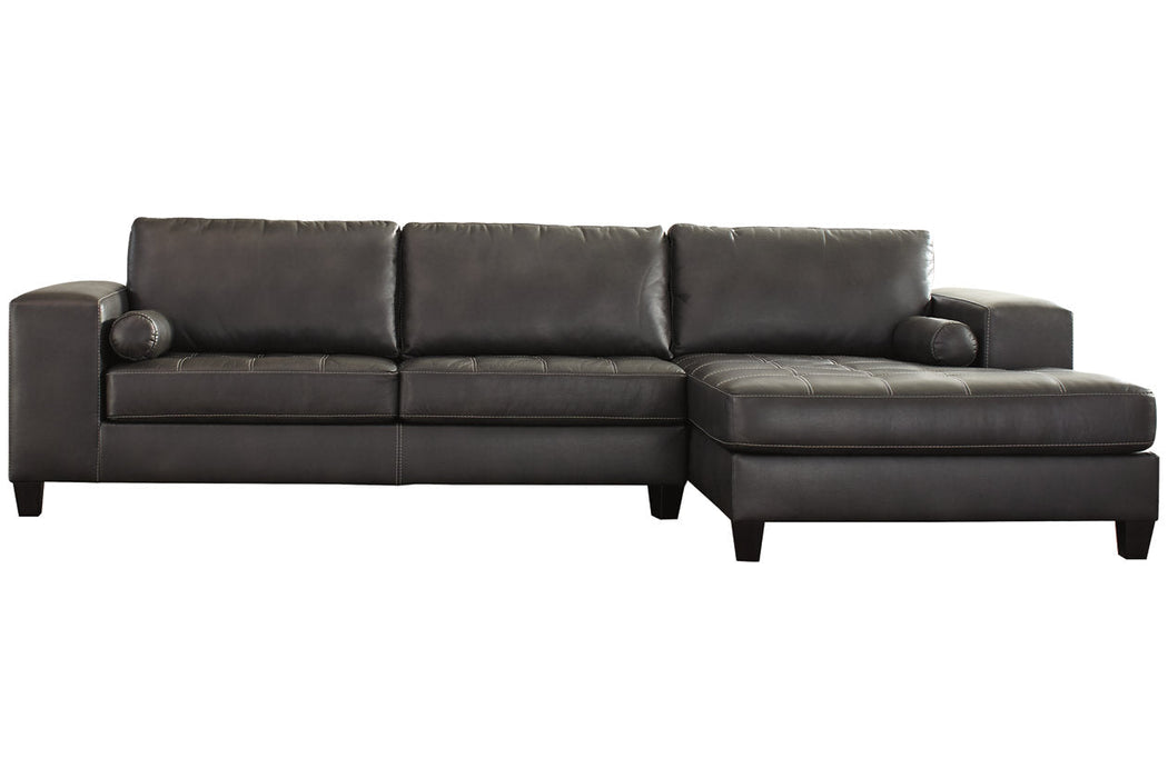 Nokomis Charcoal 2-Piece RAF Sectional