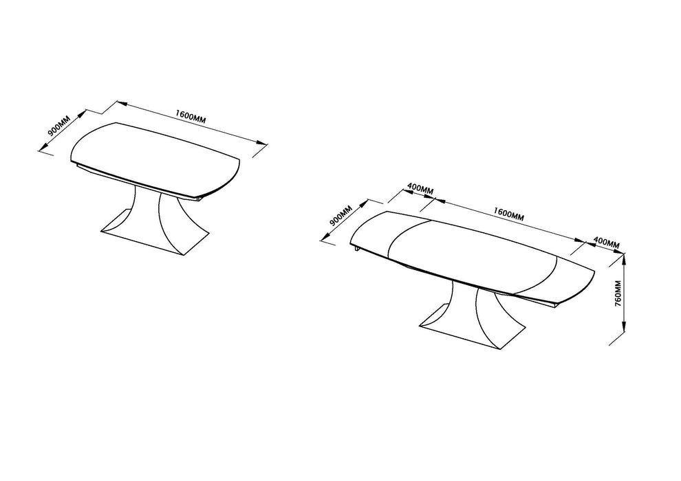 9035 Dining Marble Table - i27598 - Lara Furniture