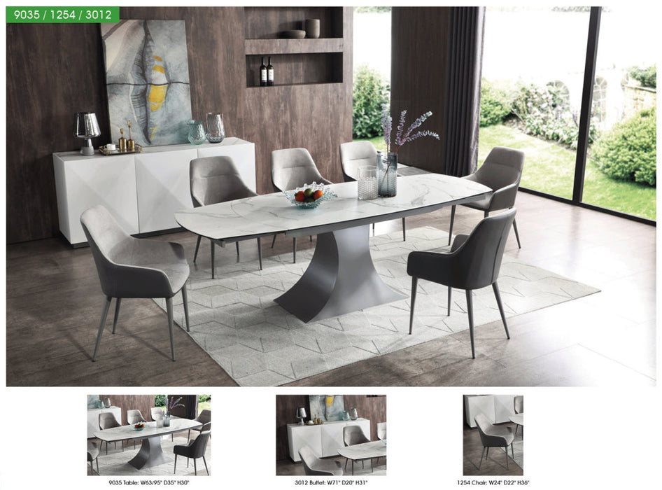 9035 Dining Marble Table - i27598 - Lara Furniture