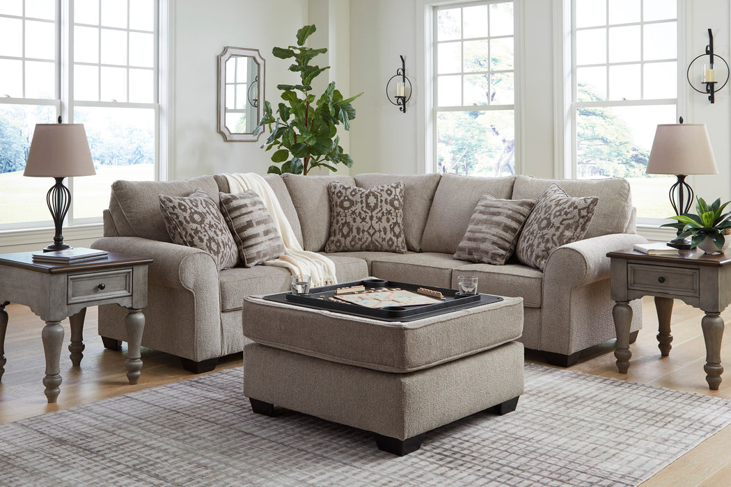 Claireah Umber 2-Piece RAF Sectional