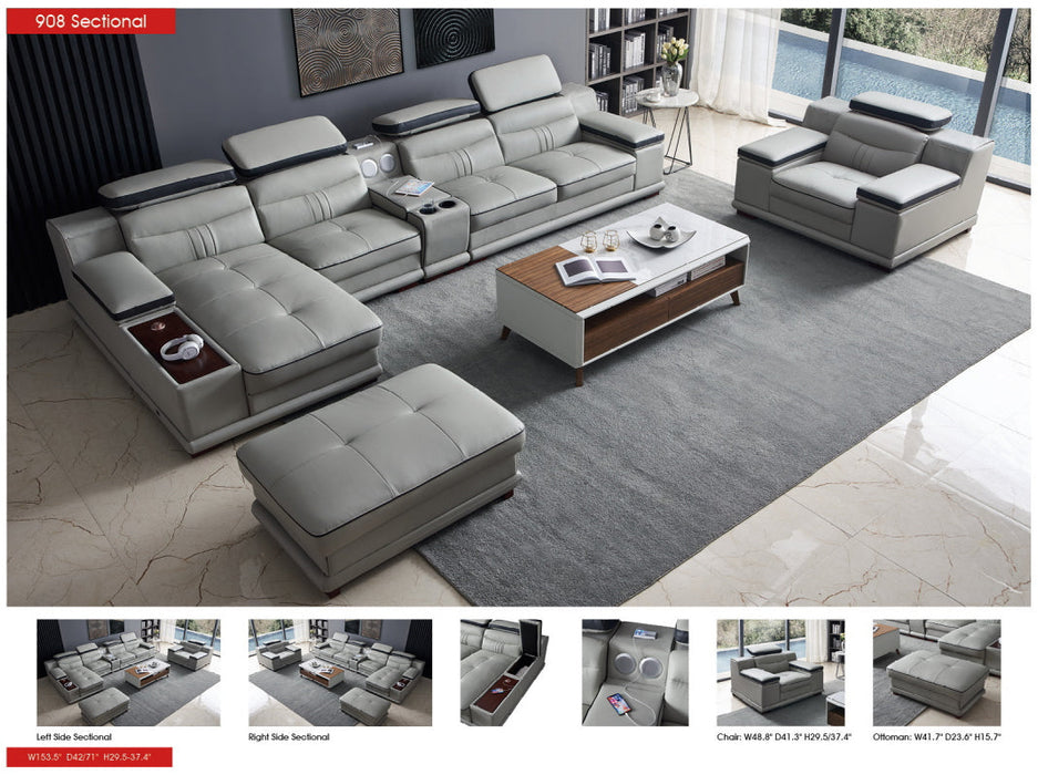 908 Sectional Set - Lara Furniture