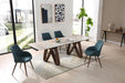 9086 Table With 1353 Chairs Set - Lara Furniture