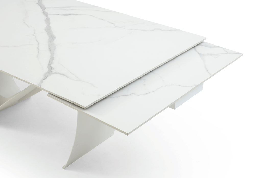 9087 Table White - i37528 - Lara Furniture