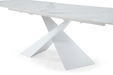 9113 Dinning Table White W/Ext - i29432 - Lara Furniture