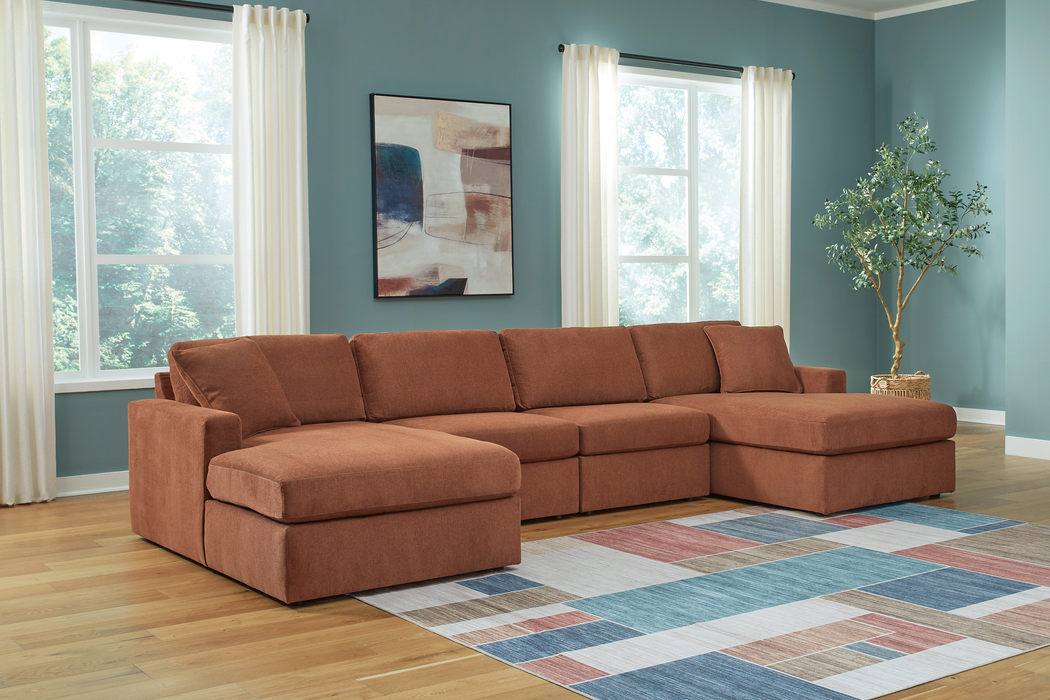 Modmax Spice 4-Piece Double Chaise Sectional