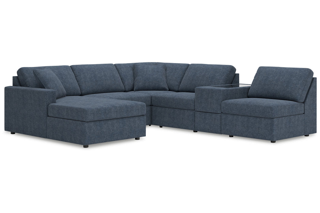 Modmax Ink 6-Piece Sectional with Chaise -   - Lara Furniture