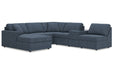 Modmax Ink 6-Piece Sectional with Chaise -   - Lara Furniture